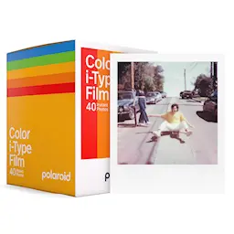 Color instantfilm med hvid ram til i-Type (5-pack)