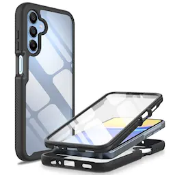 Samsung Galaxy A15 Heltäckande Mobilskal, Svart