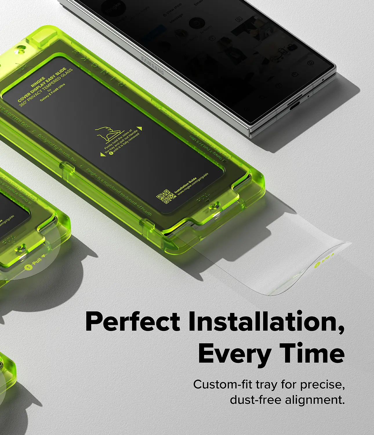 Cover Display Easy Slide 360 Privacy Glass Samsung Galaxy Z Fold 8 Ultra (2-pack)