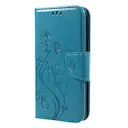 Læderetui Sommerfugle Samsung Galaxy S8 Blå