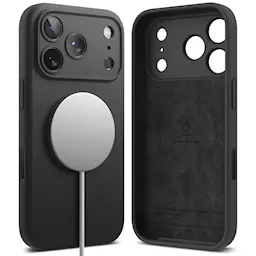 iPhone 18 Pro Max MagSafe silikonecover, Black