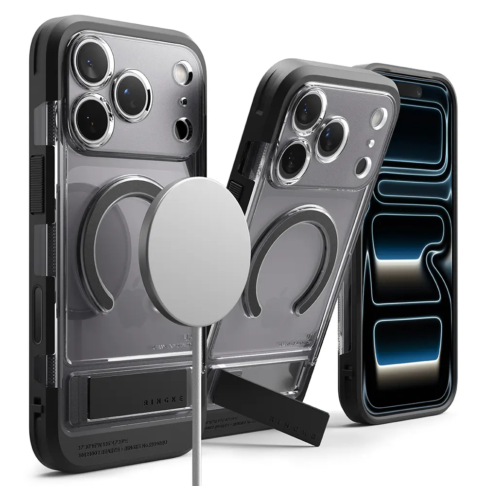 UX Magnetic Case iPhone 17 Pro Max Smoke Black