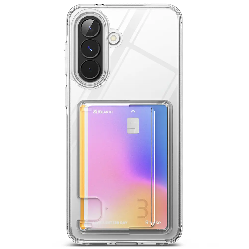 Fusion Card Case Samsung Galaxy A57 Genomskinlig