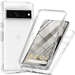 Full Protection Case Google Pixel 7 Pro Gjennomsiktig