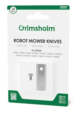12-pakning kniver til Stiga A 1500