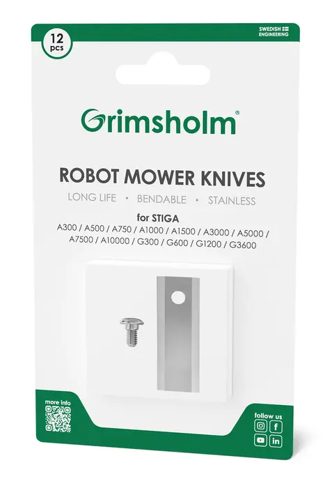12-pak Klinge til Stiga A 1500