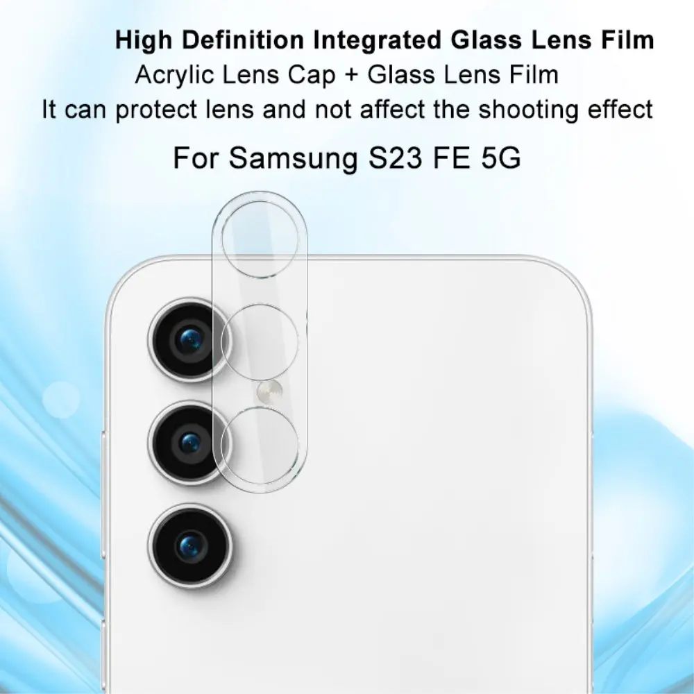 Härdat Glas 0.2mm Linsskydd Samsung Galaxy S23 FE Genomskinlig