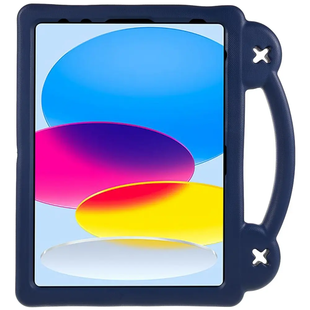 Barnskal med figurer och ställ Apple iPad 11 11th Gen (2025) mörkblå