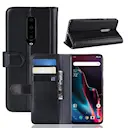 Ægte Læderetui  OnePlus 7 Pro Sort