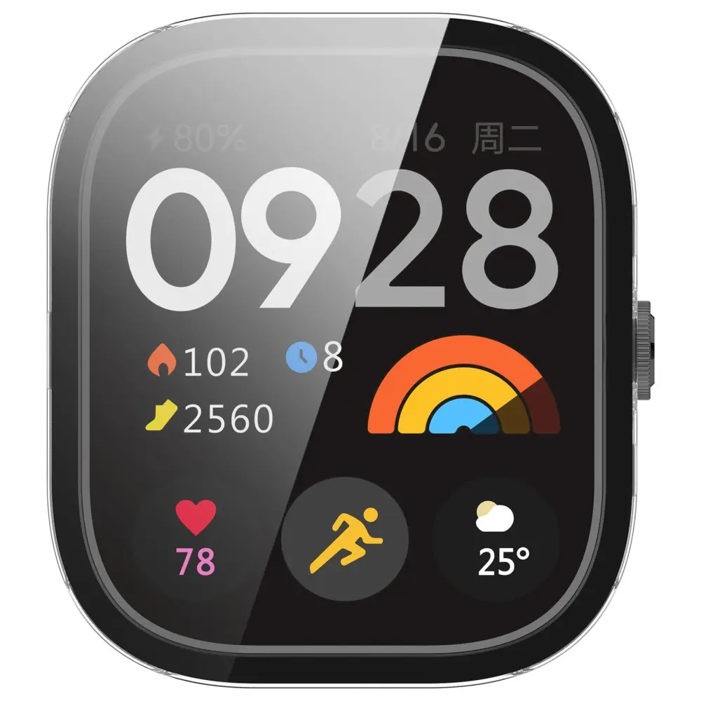 Full Cover Case Xiaomi Redmi Watch 4 Genomskinlig