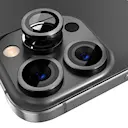 Linsebeskytter Hærdet Glas Aluminium iPhone 13 Pro Max Sort