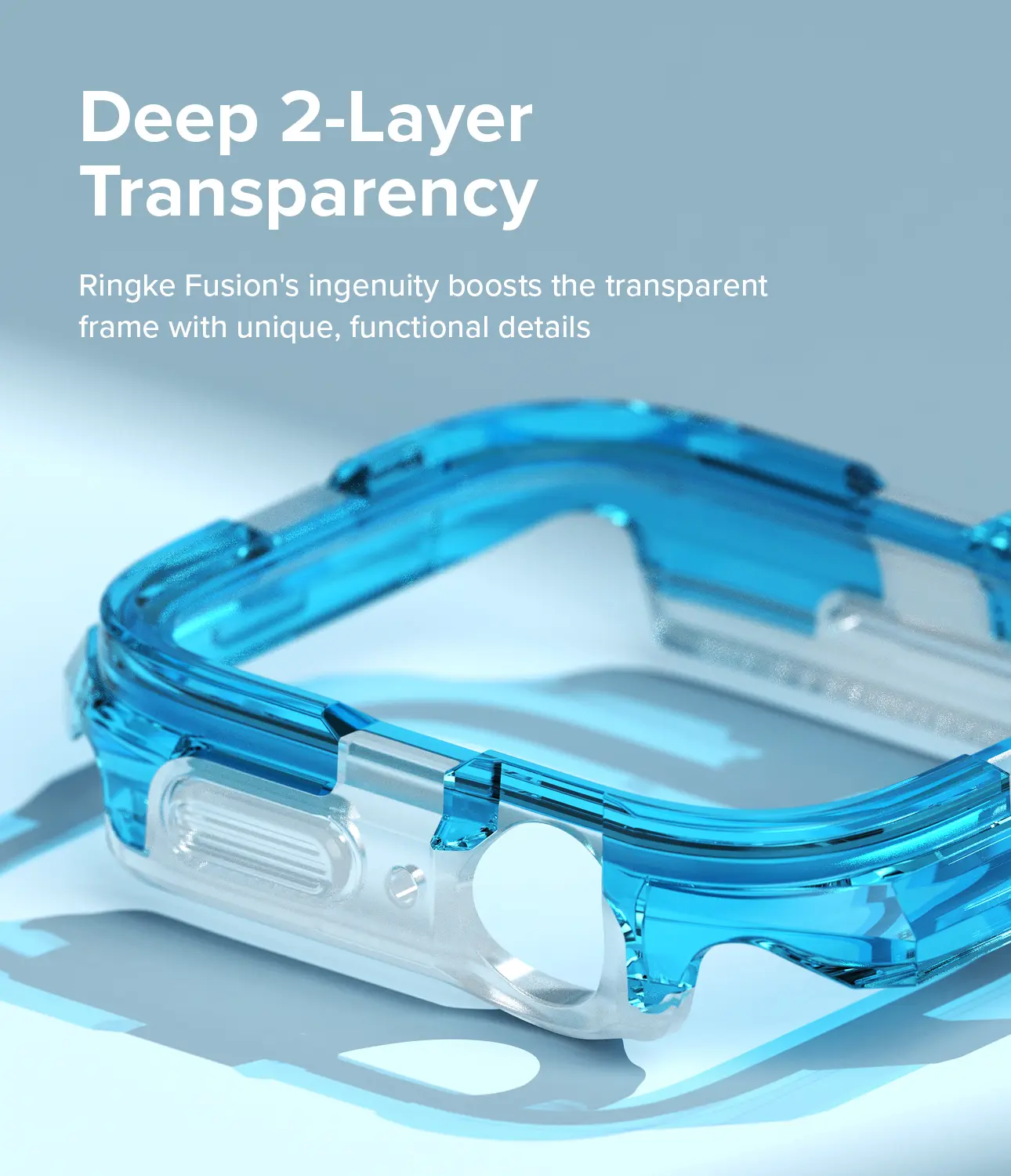 Fusion Bumper Apple Watch 44mm Neon Blue