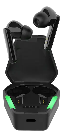 Gaming trådløse True Wireless Stereo in-ear høretelefoner, sort