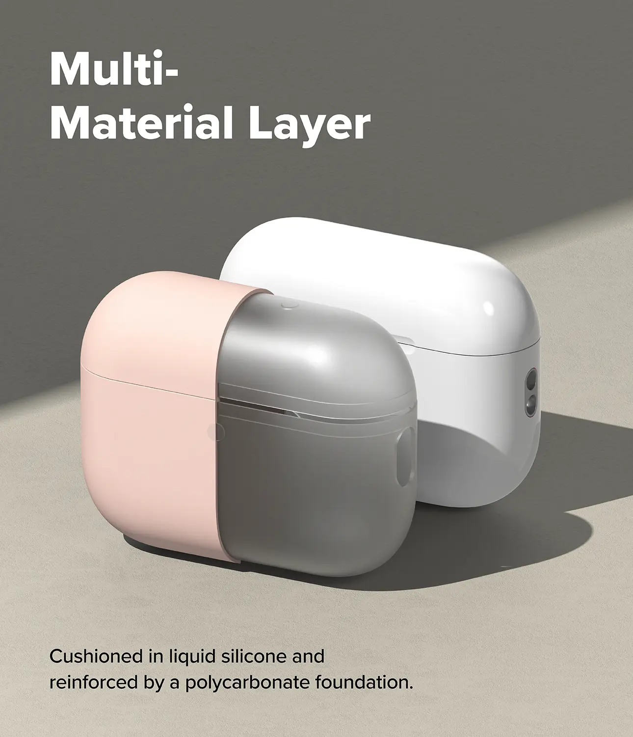 Silicone Skal Apple AirPods Pro 3 Pink
