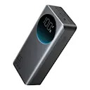 Superrask LED Powerbank 30000 mAh 65W - Trippel utgang, Svart