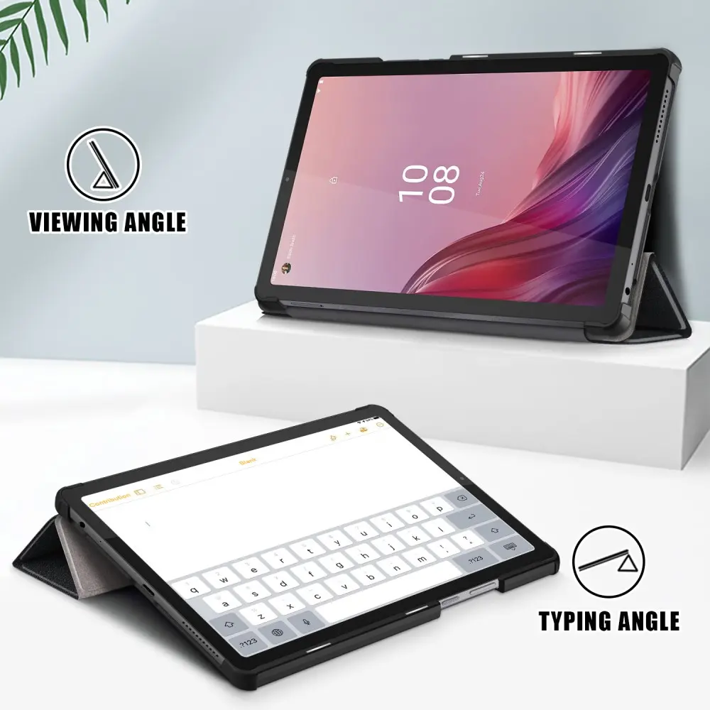 Fodral Tri-fold Lenovo Tab M9 Svart