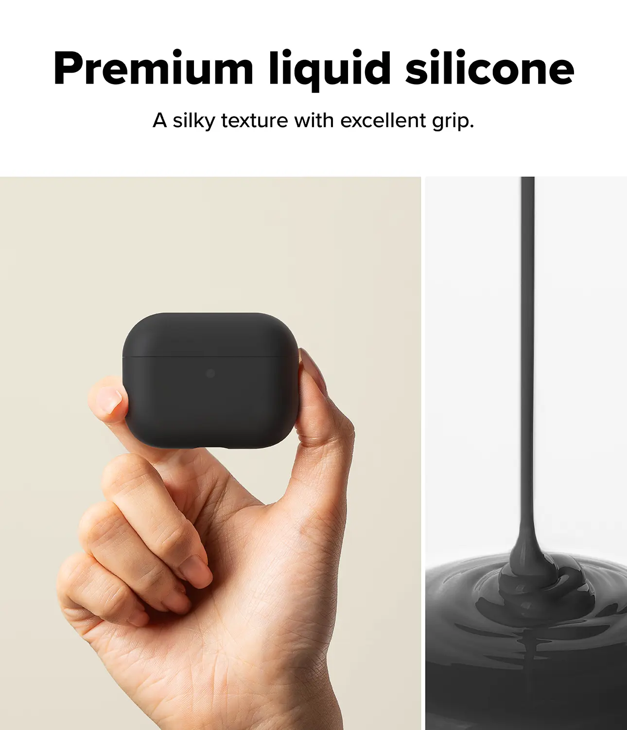 Silicone Skal Apple AirPods Pro 3 Black