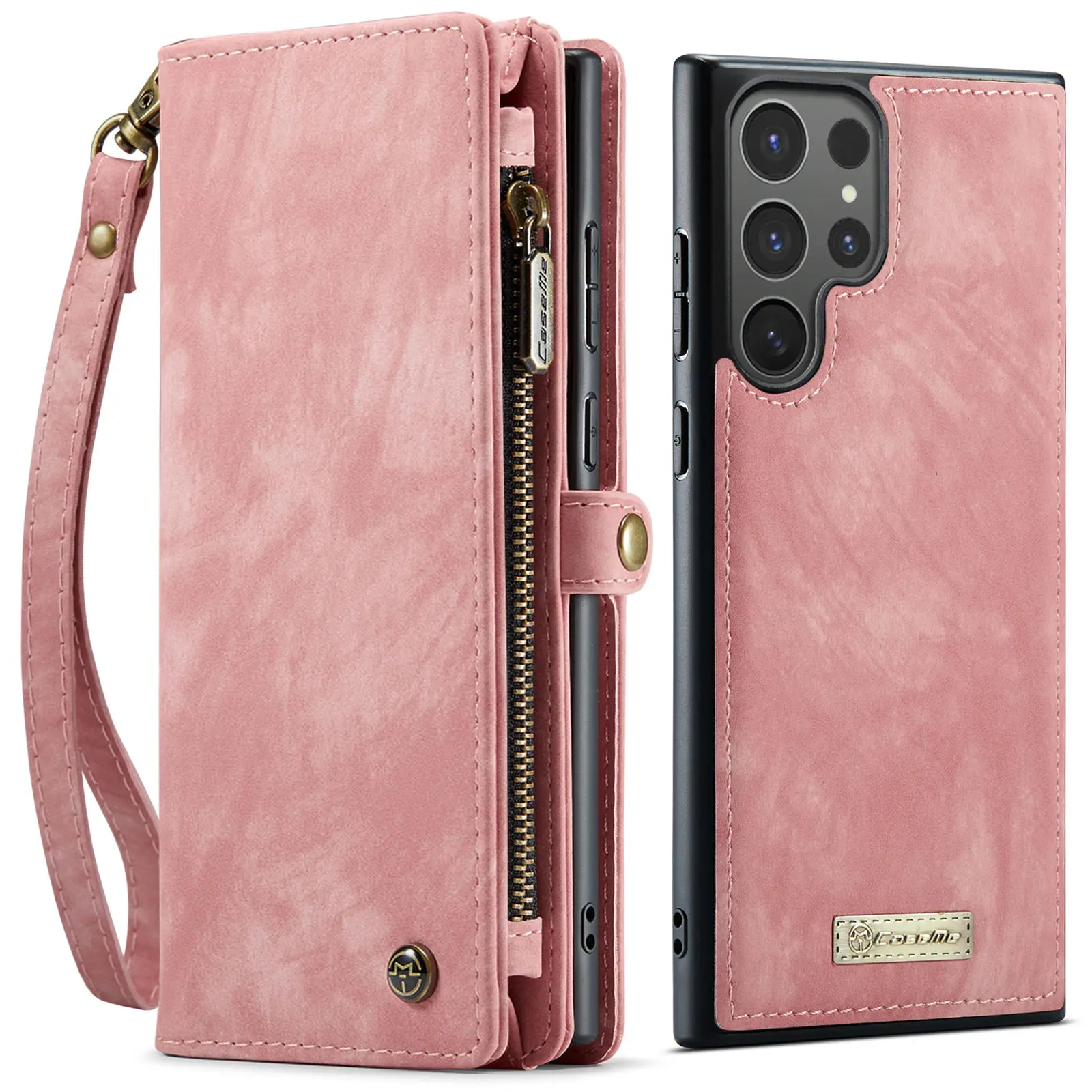 Multi-slot Plånboksfodral Samsung Galaxy S26 Ultra Rosa