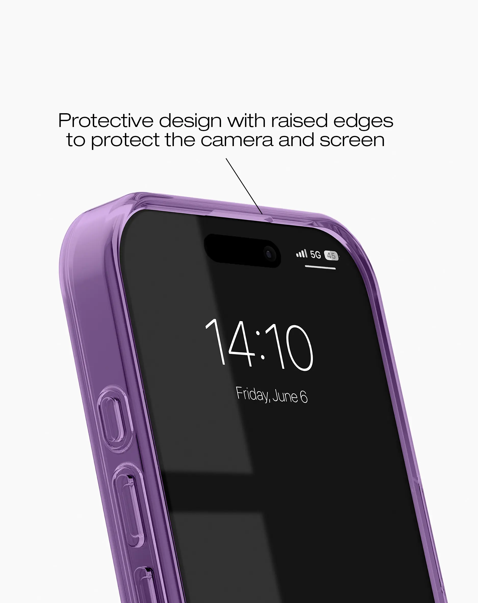 Clear MagSafe Case iPhone 17 Amethyst Mist