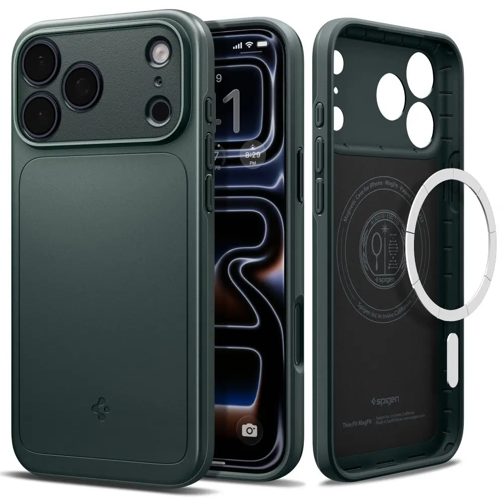iPhone 18 Pro Case Thin Fit MagSafe Abyss Green