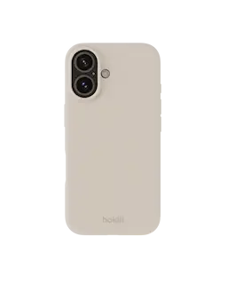 iPhone 16 Silicone Case, Light Beige