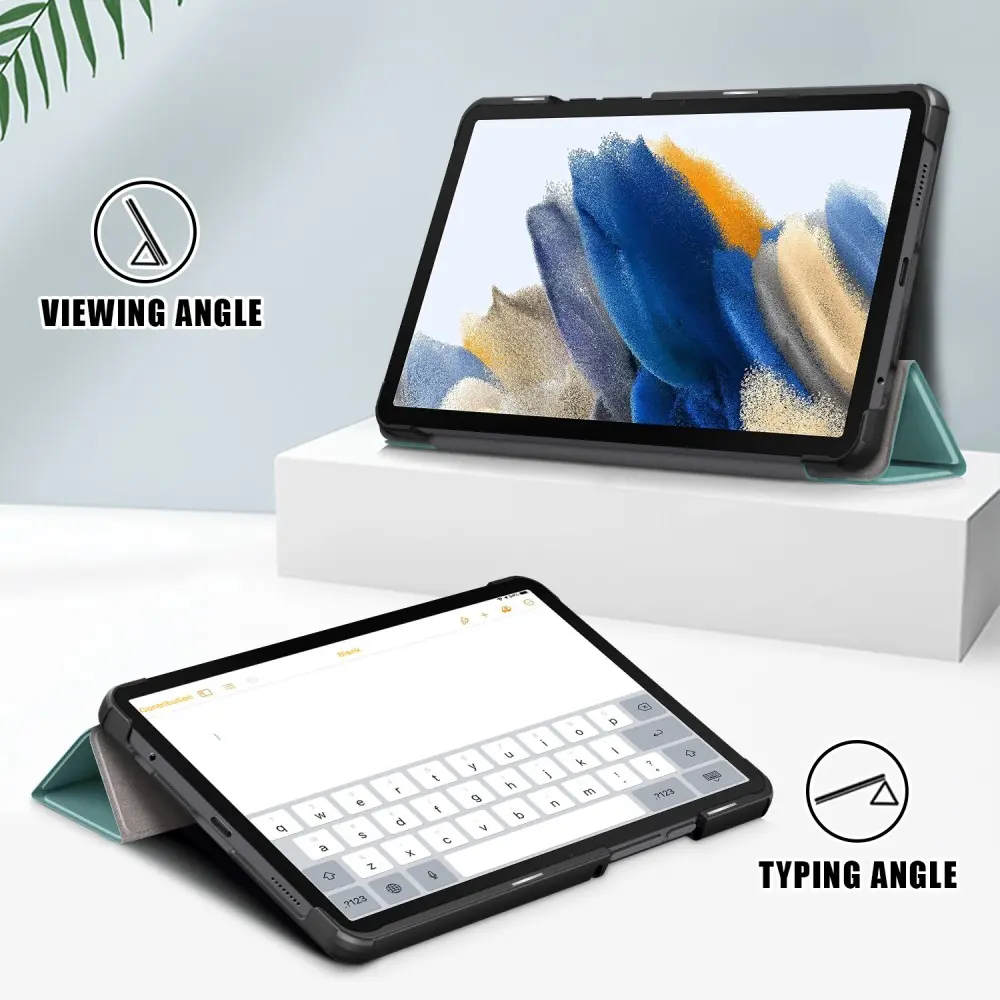 Fodral Tri-fold Samsung Galaxy Tab A9 Turkos