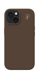 iPhone 15 MagSafe-silikonisuojakuori, Mocha Mousse