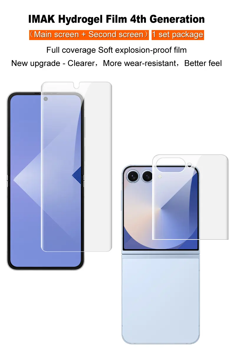 Hydrogel Film Heltäckande Samsung Galaxy Z Flip 8