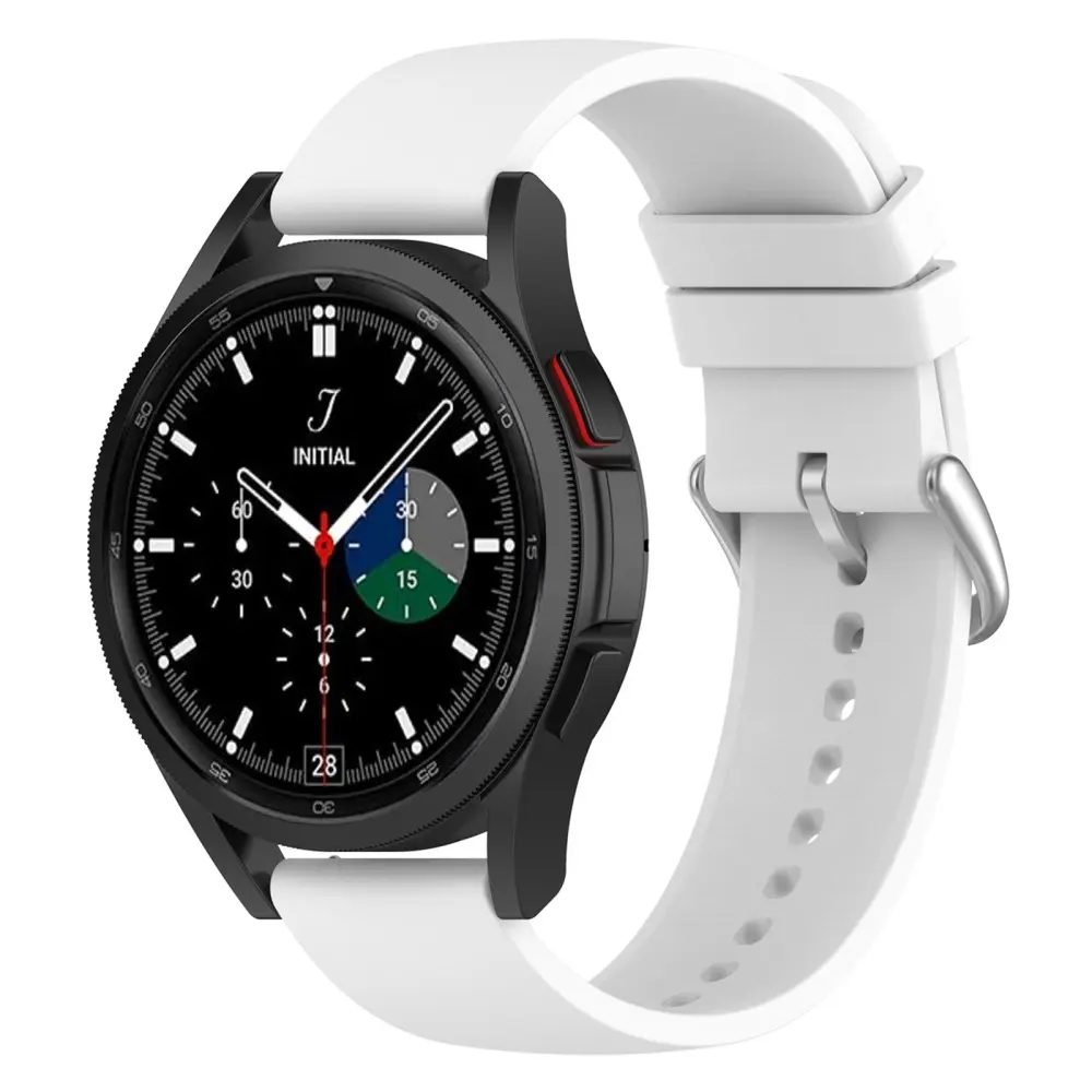 Rem af silikone til Samsung Galaxy Watch 5 44mm Hvid