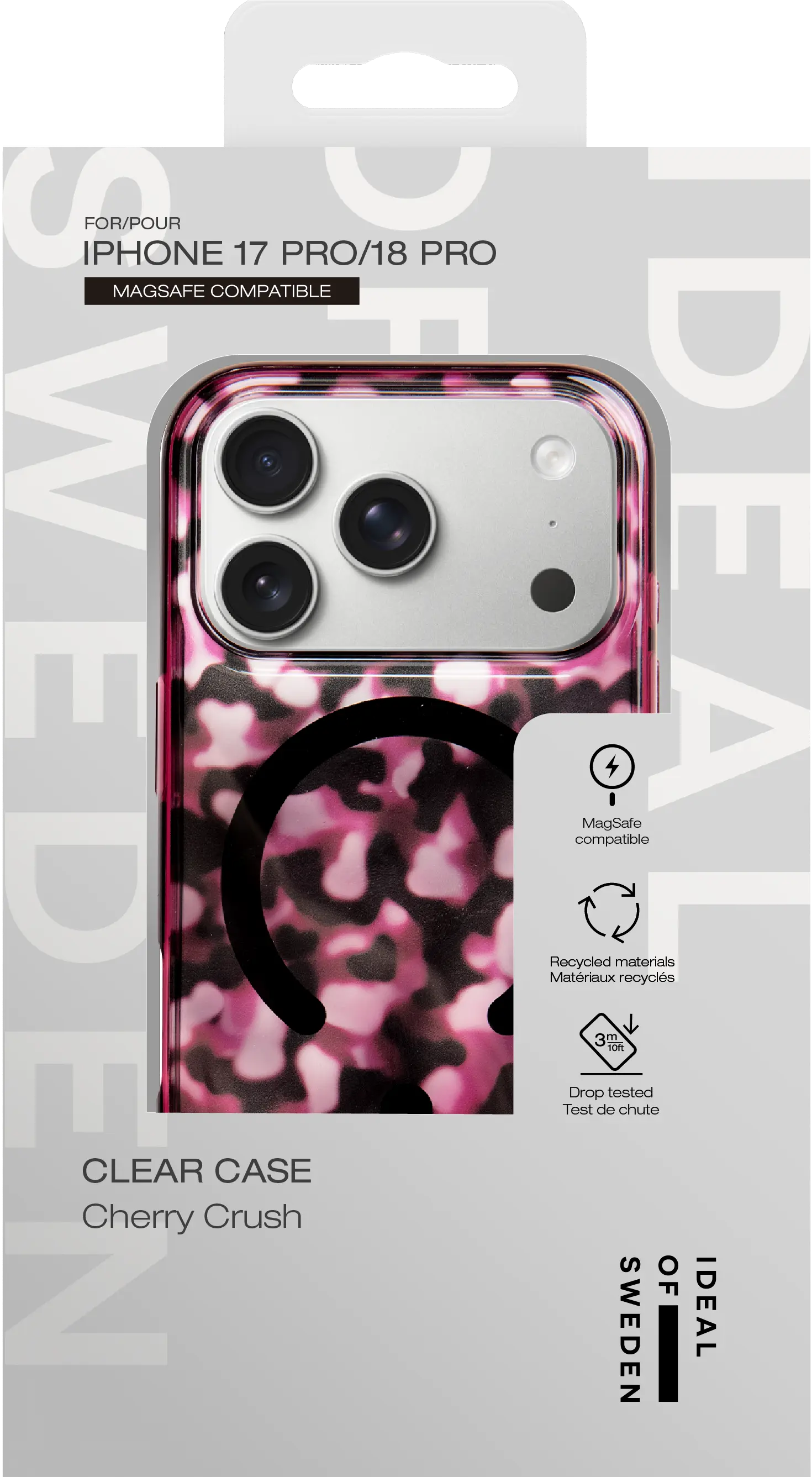 Clear MagSafe Case iPhone 18 Pro Cherry Crush