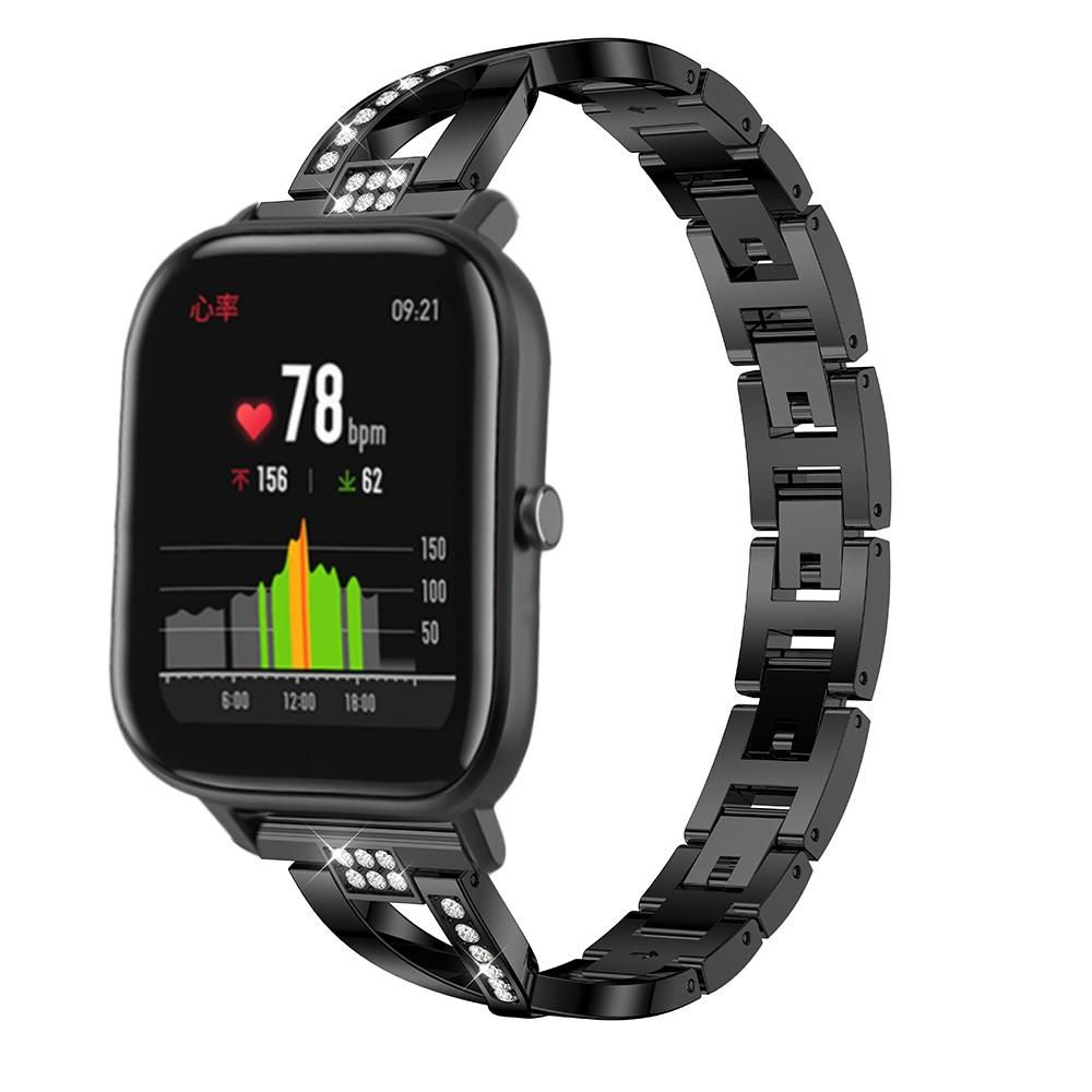 Crystal Bracelet Amazfit GTS/GTS 2 Musta - Ranneke