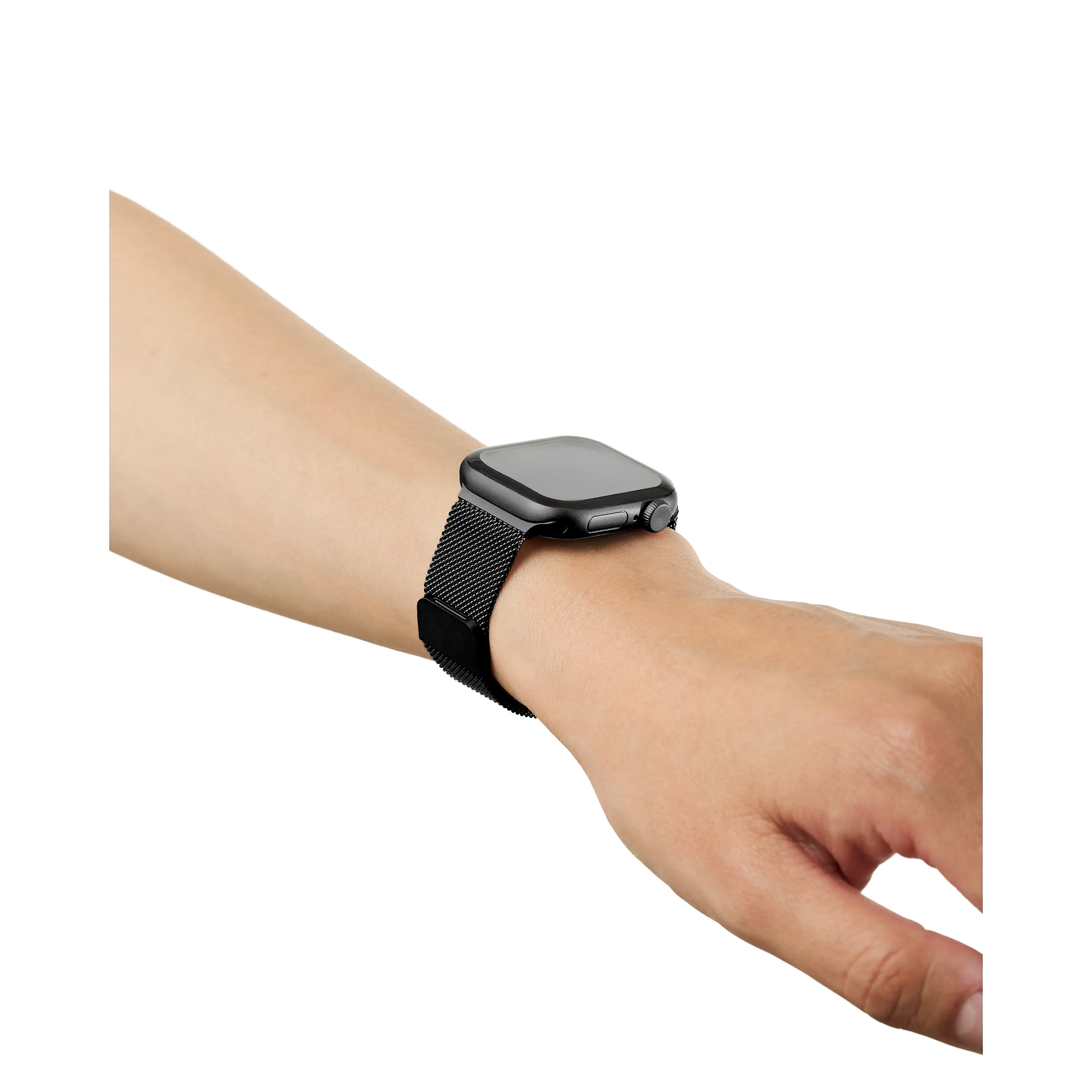 Milanese Mesh Watch Band Apple Watch Series 1-3 42mm Iconic Black