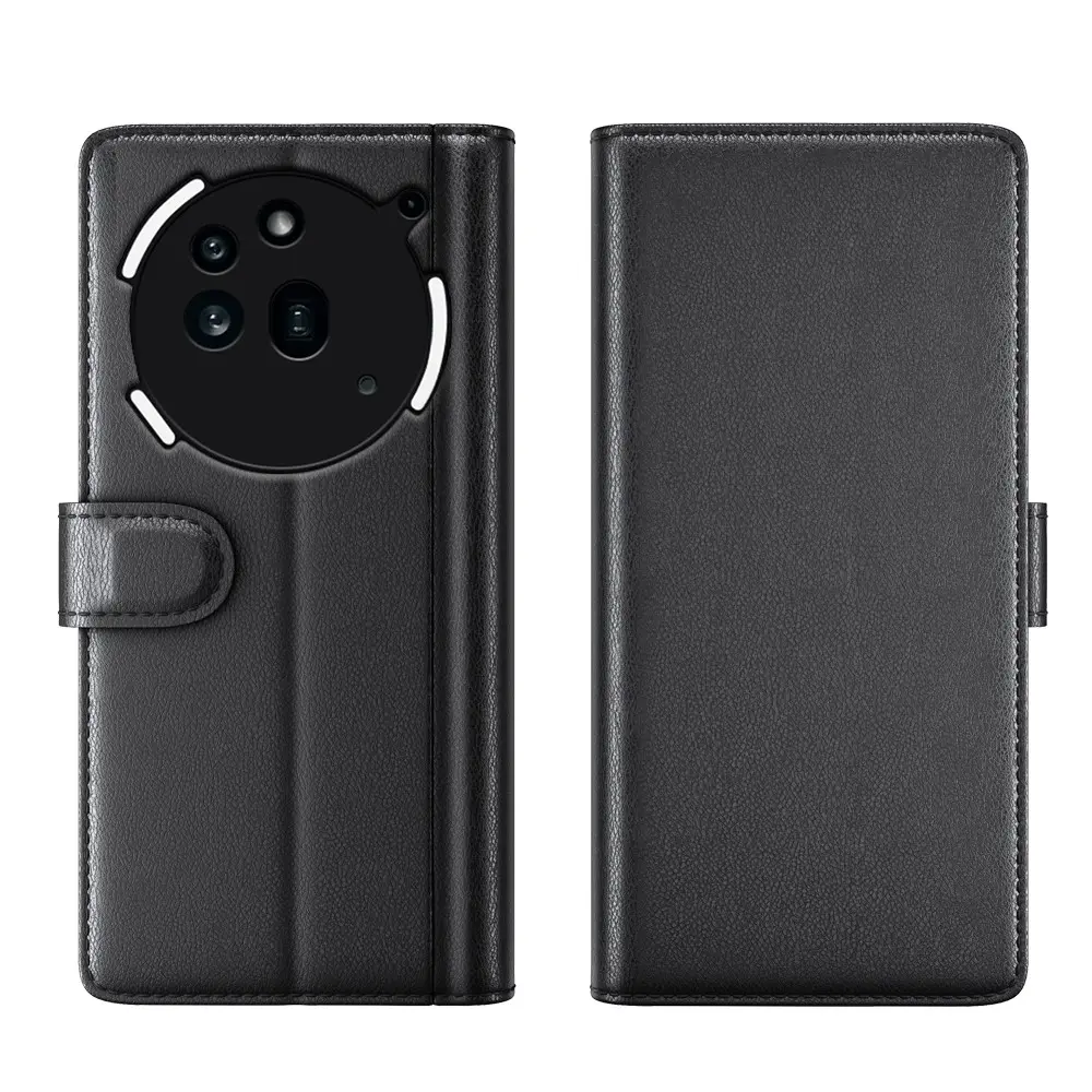 Äkta Läderfodral Nothing Phone 3a Pro Svart