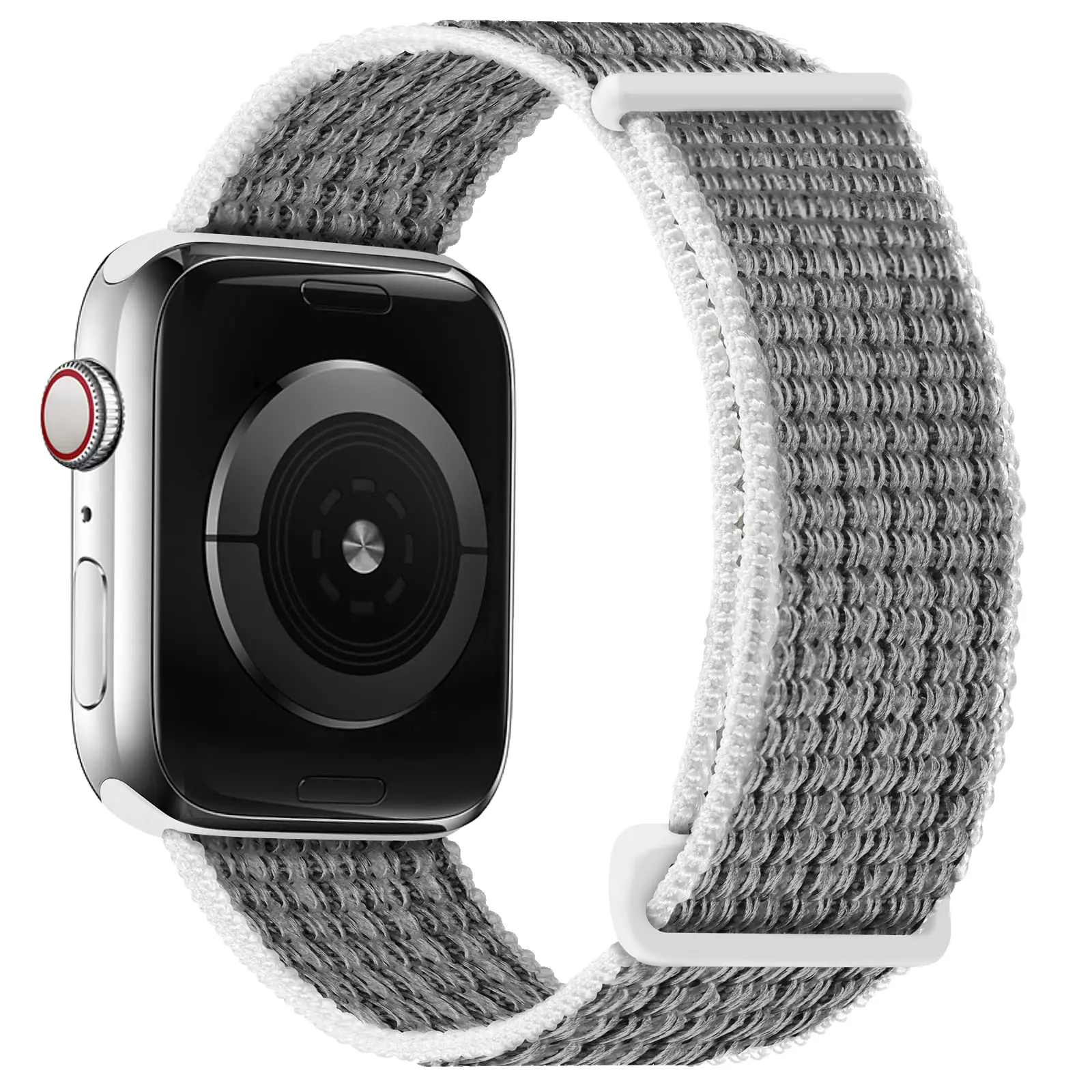 Nylonarmband Apple Watch Series 12 43mm Grå