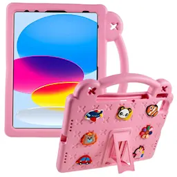 Stødsikker EVA Cover Kickstand Apple iPad 11 11th Gen (2025) lyserød