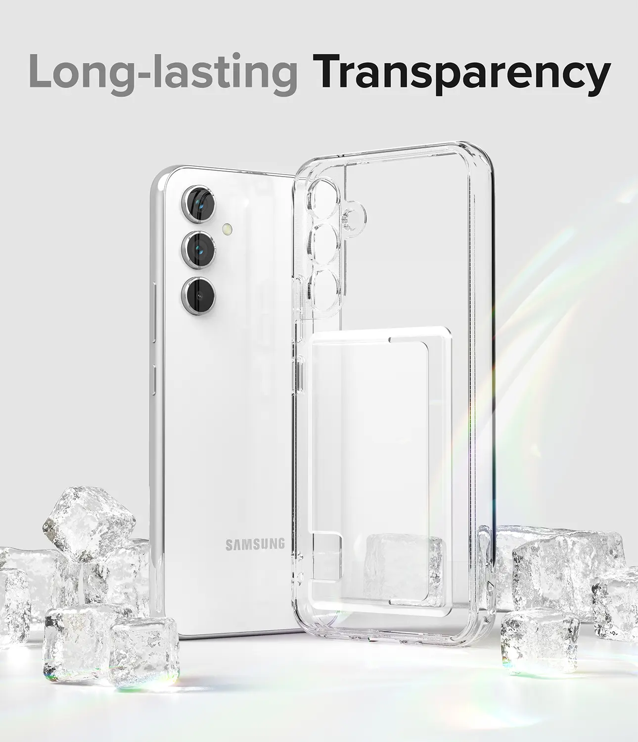 Fusion Card Case Samsung Galaxy A54 Genomskinlig
