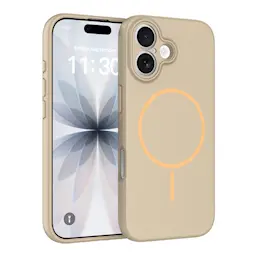 iPhone 17 MagSafe-deksel SoftArmor, Taupe