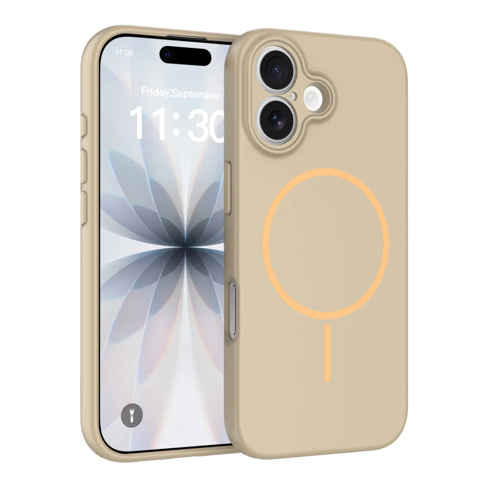 MagSafe-skal SoftArmor iPhone 16 Taupe