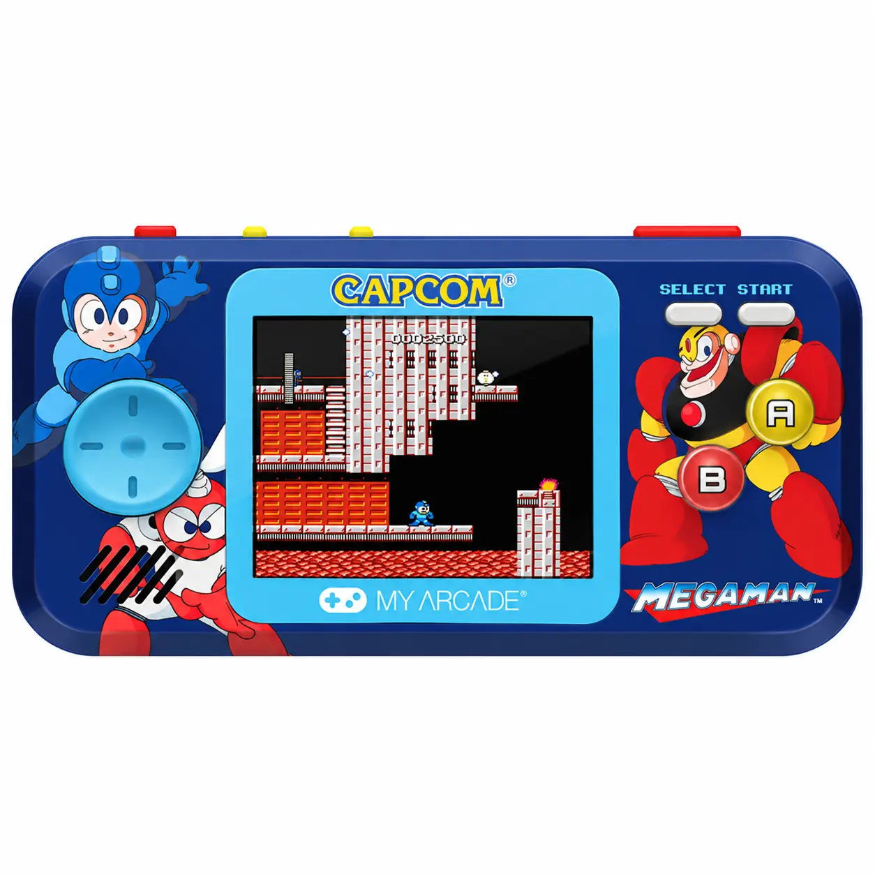 Kädessä pidettävä retropelikonsoli - Mega Man