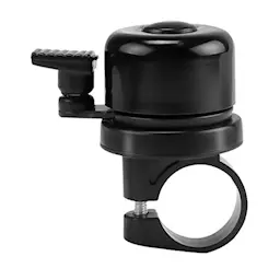 Cykelklokke med Apple AirTag-holder sort