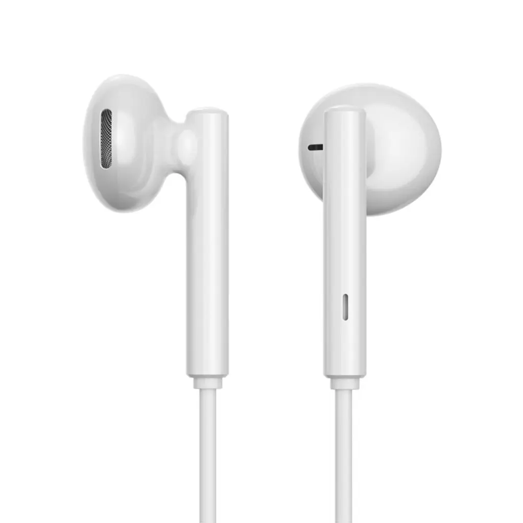 USB-C Half In-Ear Hörlurar Vit