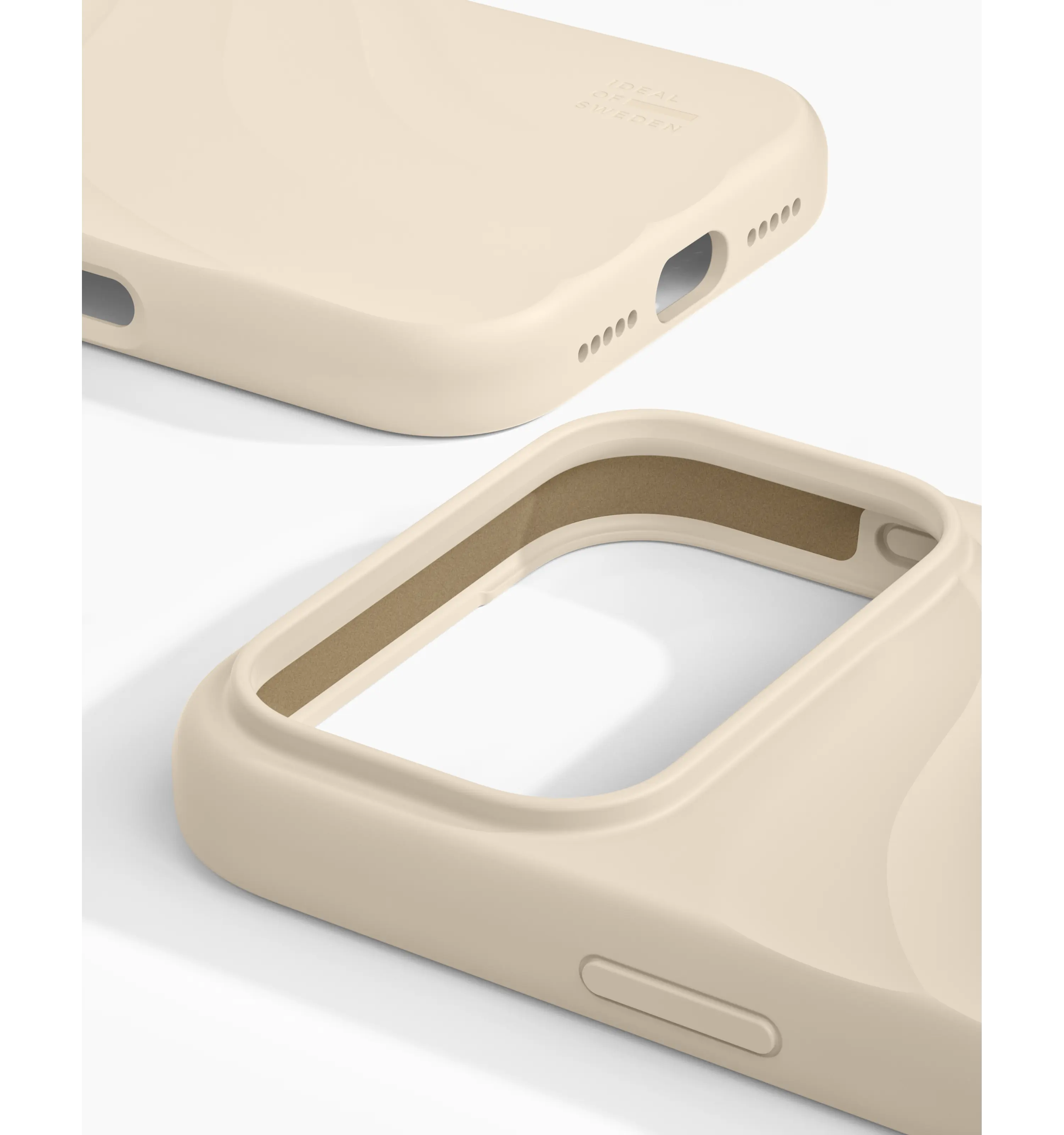 MagSafe Soft Swirl Silicone Case iPhone 18 Pro Max Cloud Dancer