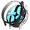 Samsung Galaxy Watch FE Heldækkende cover med indbygget skærmbeskytter, Sort