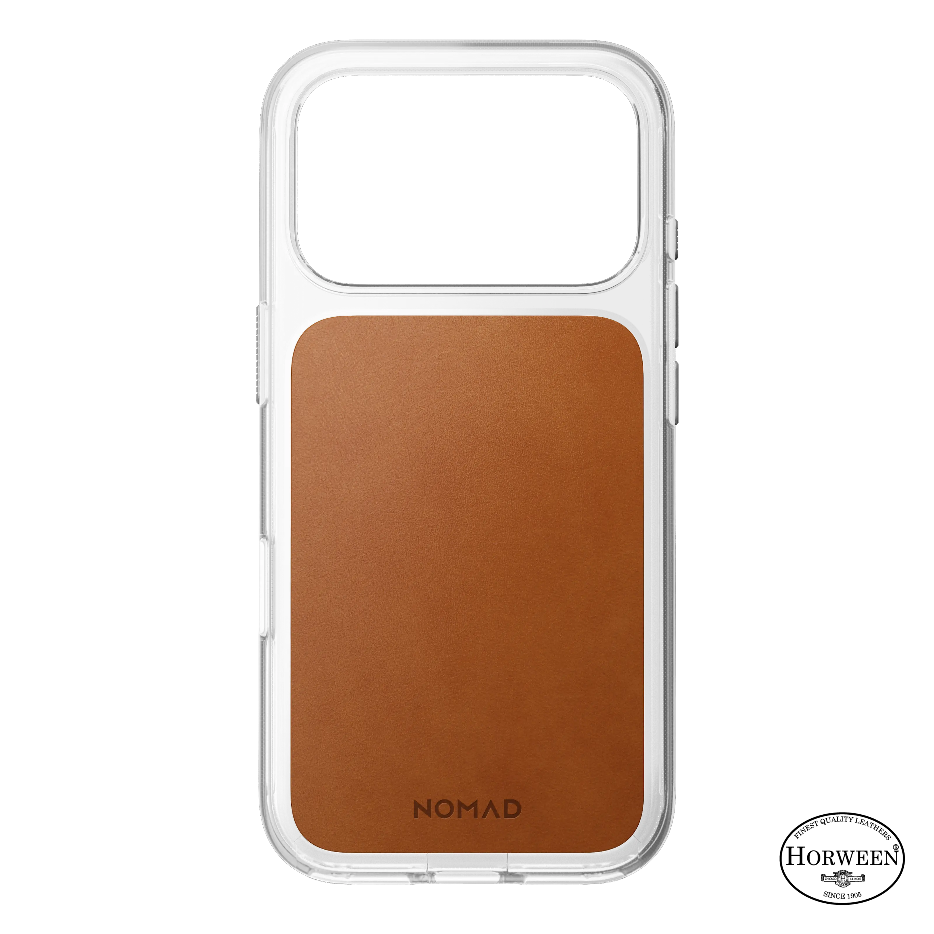 iPhone 18 Pro Clear Leather Case MagSafe Saddle