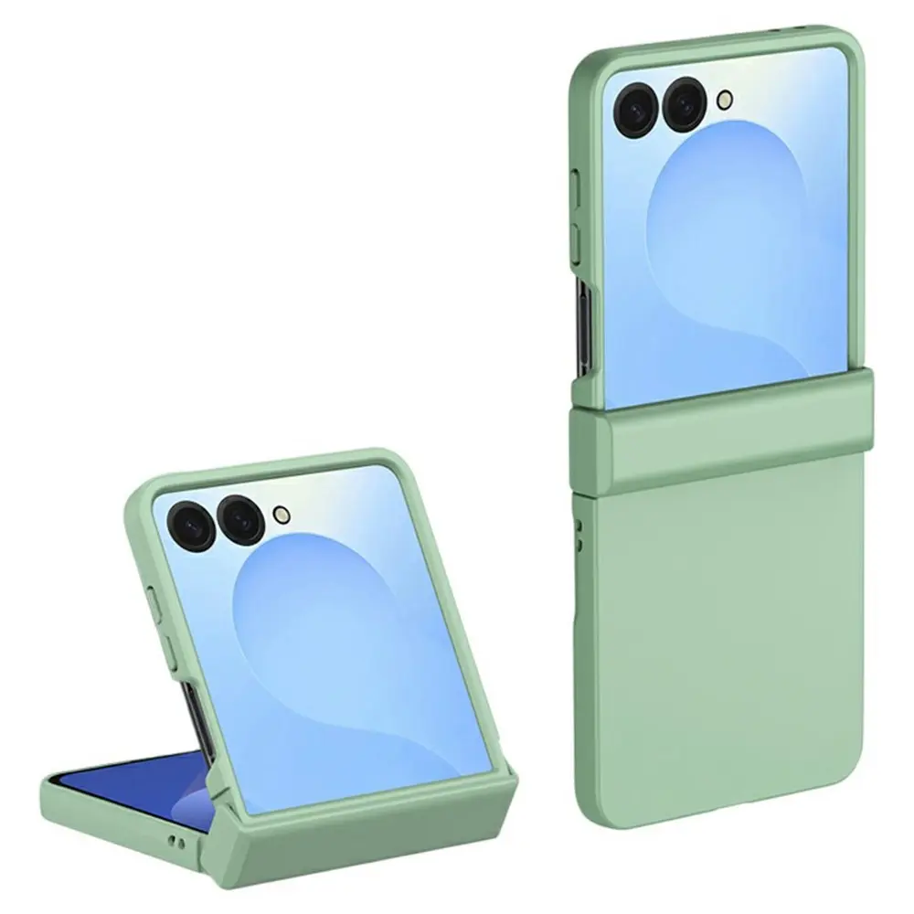Hard Case Rubberized Hinge Protection Samsung Galaxy Z Flip 7 Grøn