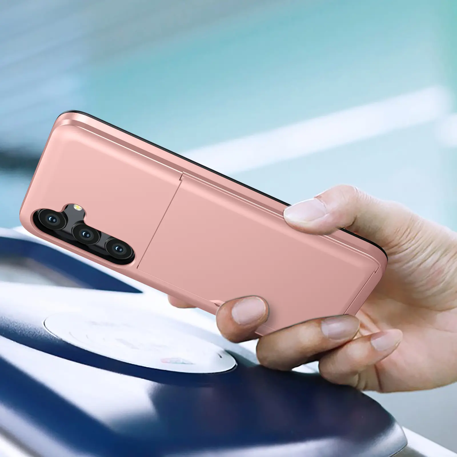 Skal Kortfack Samsung Galaxy S25 FE Svart