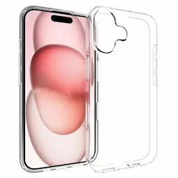 TPU Deksel iPhone 16 Gjennomsiktig