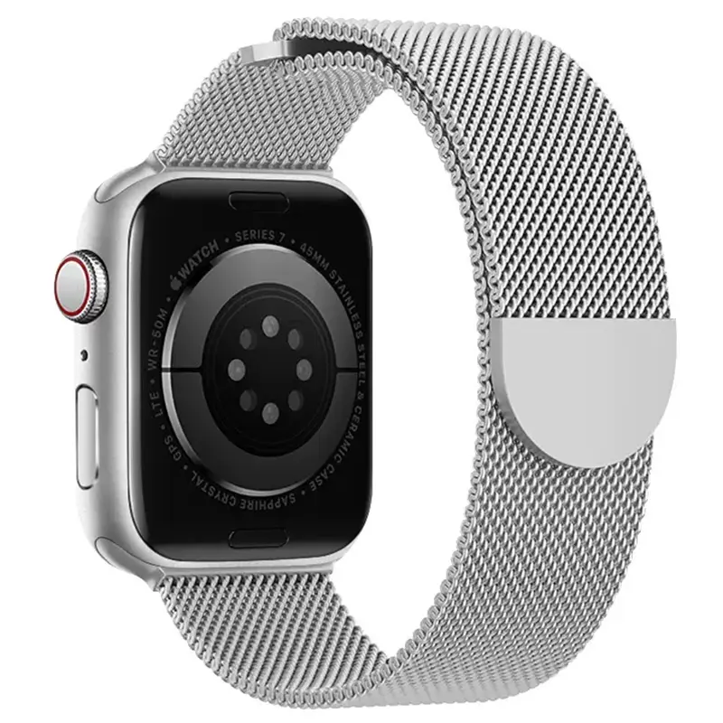 Armband Milanese Apple Watch Series 11 42mm Silver