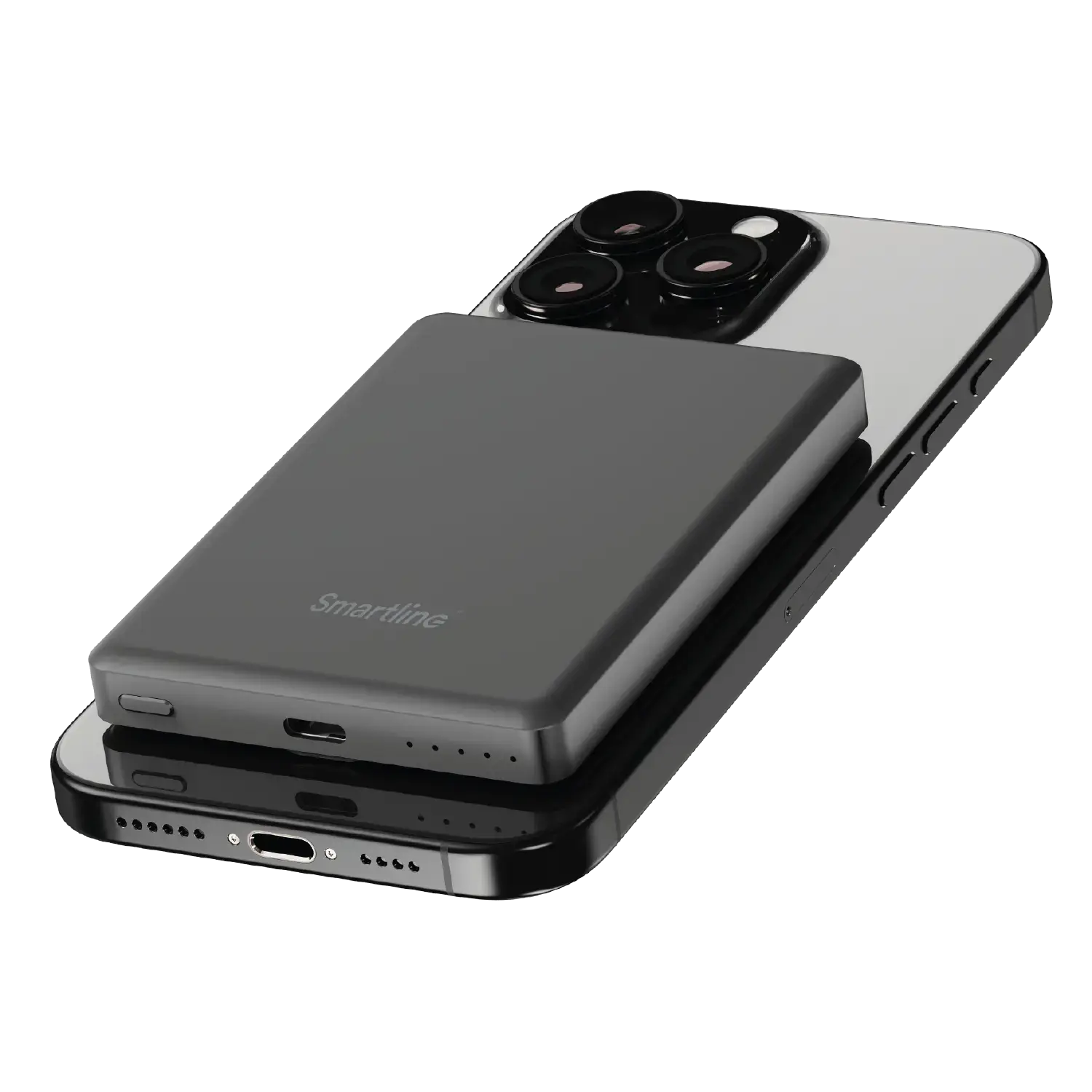 Trådløs Magnetic Powerbank Qi2 5000mAh sort