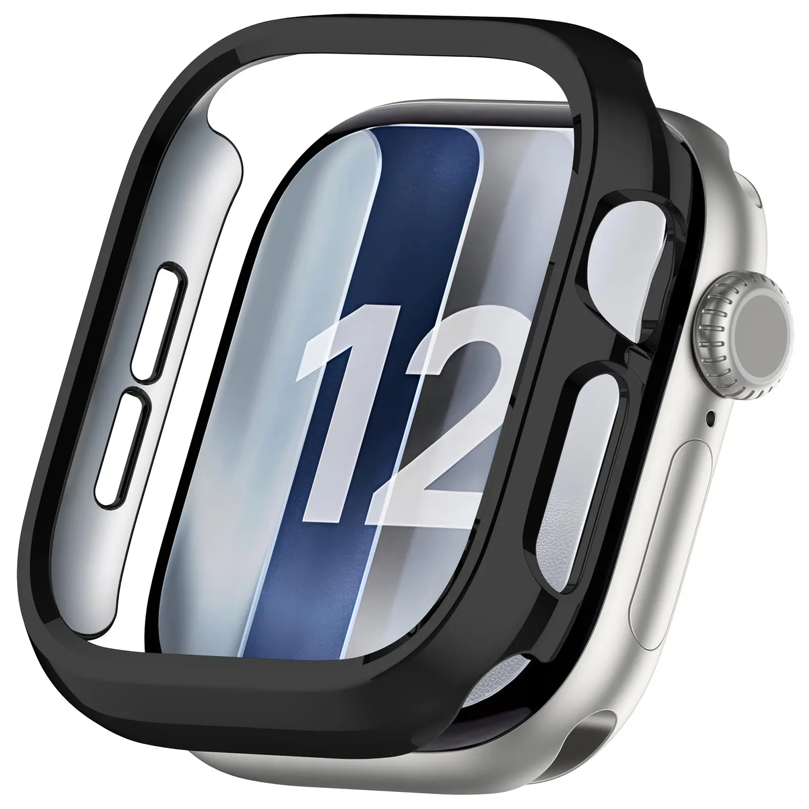 Hårdskal Apple Watch Series 12 43mm Svart